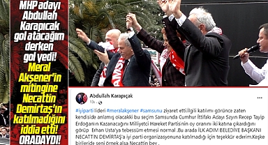 MHP Samsun Milletvekili adayı Karapıcak'ın Necattin Demirtaş iddiası boş çıktı