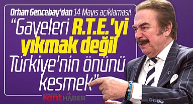 Samsunlu sanatçı Gencebay'dan 14 Mayıs açıklaması! Gayeleri RTE'yi yıkmak değil