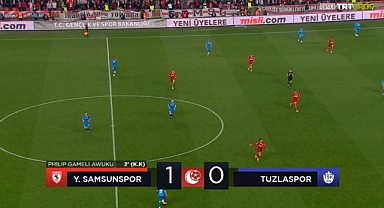 Samsunspor Tuzlaspor'u 1-0 yendi