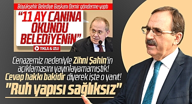 Zihni Şahin'den Mustafa Demir'e yanıt! Ruh yapısı sağlıksız