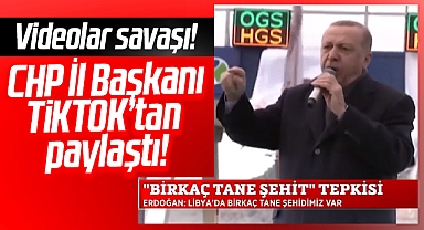 CHP Samsun İl Başkanı Türkel Erdoğan'ın şehitler için kelle dediği videoyu yayınladı