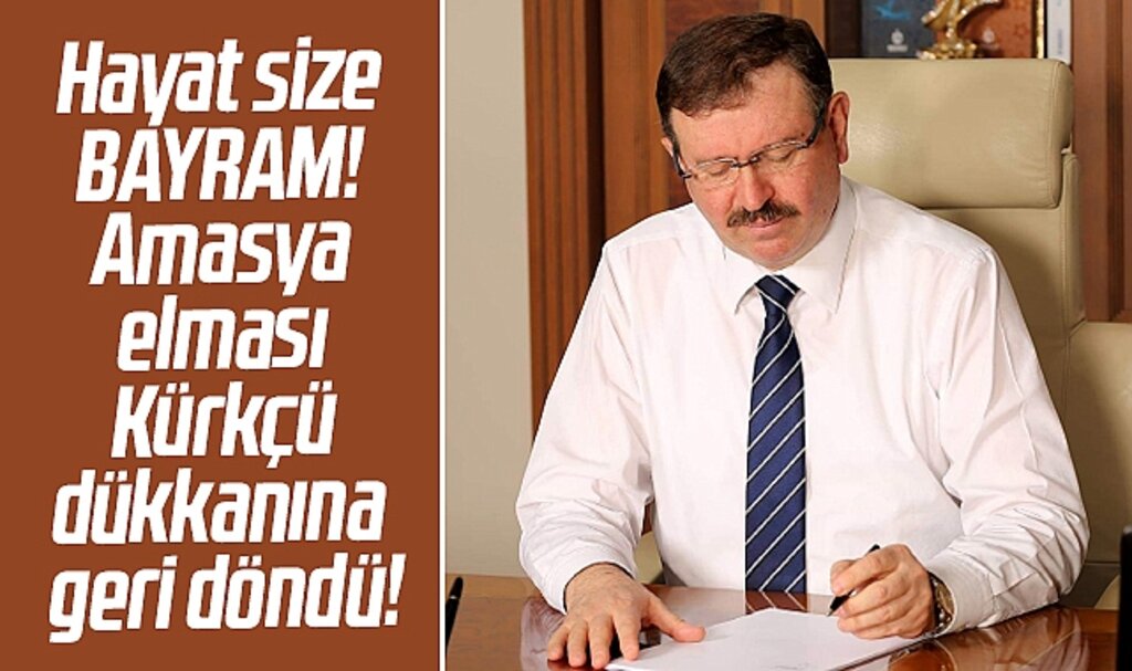 İlhan Bayram Samsun Büyükşehir Belediyesinde görevinin başına döndü