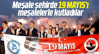 Samsun'da Atakum Yelken ve Yat Spor Kulübü'nden 19 Mayıs yürüyüşü