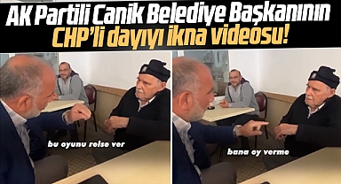 Samsun'da belediye başkanı Sandıkçı'dan, CHP'li vatandaşı ikna videosu