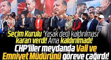 Samsun'da Erdoğan'ın kaldırılmayan görselleri için CHP açıklama yaptı