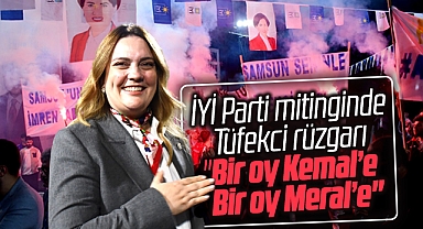 Samsun'da İYİ Parti'nin Gençlik Parkı buluşmasında Tüfekci rüzgarı esti