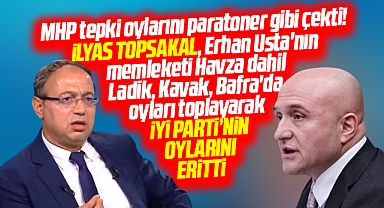 Samsun'da MHP tepki oylarını paratoner gibi çekerek İYİ Parti'yi eritti