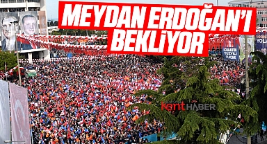 Samsun Erdoğan'ı bekliyor! Cumhuriyet Meydanı tıklım tıklım doldu