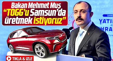 Samsun TOGG'u üretmek istiyor! Bakan Muş Hisarcıklıoğlu'ndan TOGG'u istedi