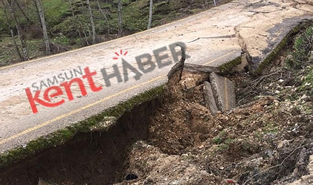 Samsun'un Vezirköprü ilçesinde 3 köyün yolu 25 gündür kapalı