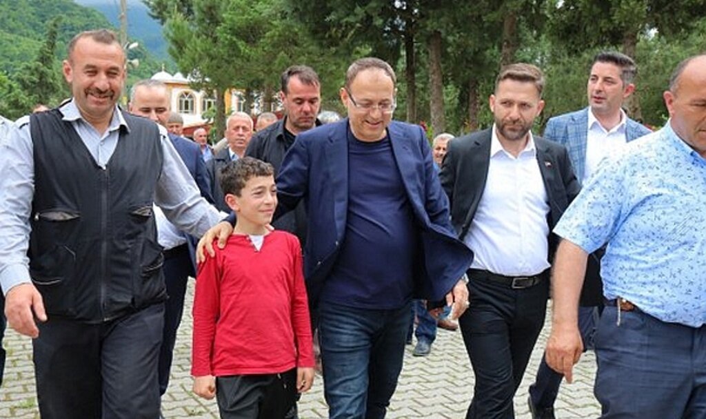 MHP Samsun Milletvekili Topsakal Çarşamba ilçesinde sel bölgesini inceledi