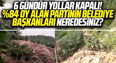 Samsun Avyacık'ta 6 gündür yollar kapalı! Belediye Başkanları neredesiniz!