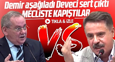Samsun Büyükşehir Meclisinde Mustafa Demir Cemil Deveci kapışması