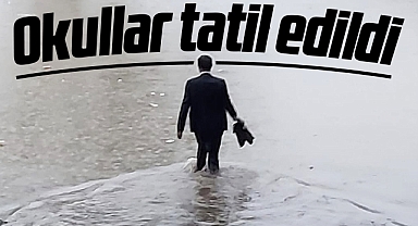 Samsun'da sel felaketi nedeniyle 5 ilçede okullar tatil edildi