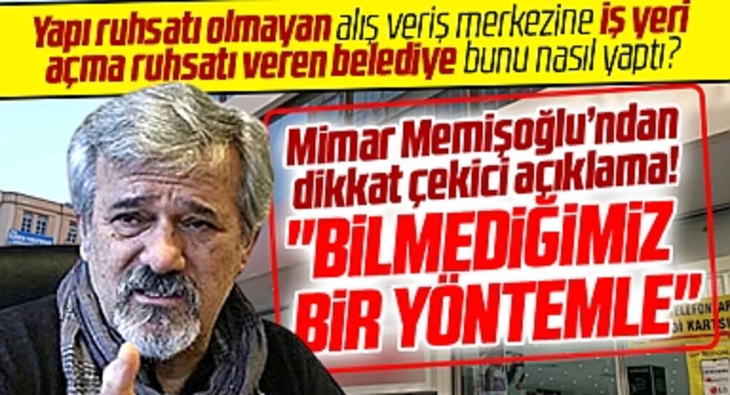 Samsun'da yapı ruhsatı olmayan alış veriş merkezinin iş yeri açma ruhsatı ile ilgili şok açıklama
