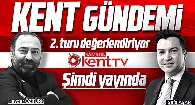 Samsun Kent TV'de Kent Gündemi ikinci bölümü ile yayında