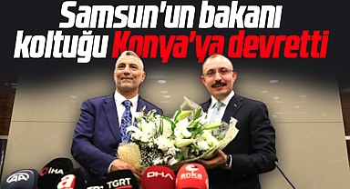 Samsun milletvekili Mehmet Muş Ticaret Bakanlığı koltuğunu Ömer Bolat'a devretti