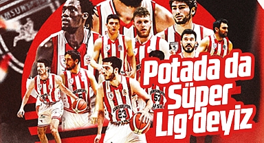 Yılyak Samsunspor Basketbol takımı, şampiyon olarak Süper Lige yükseldi
