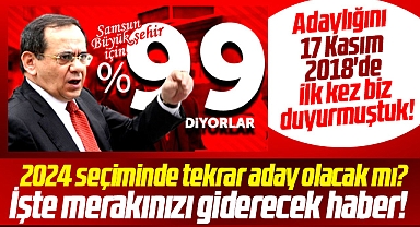 Samsun Büyükşehir Başkanı Demir 2024 yerel seçiminde tekrar aday olacak mı?