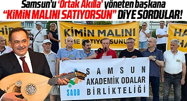 Samsun Büyükşehir Başkanı Demir'e SAOB'dan kimin malını satıyorsun tepkisi