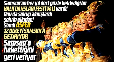Samsun'da 12 ülkenin katılacağı Uluslararası Halk Dansları Şenliği düzenlenecek