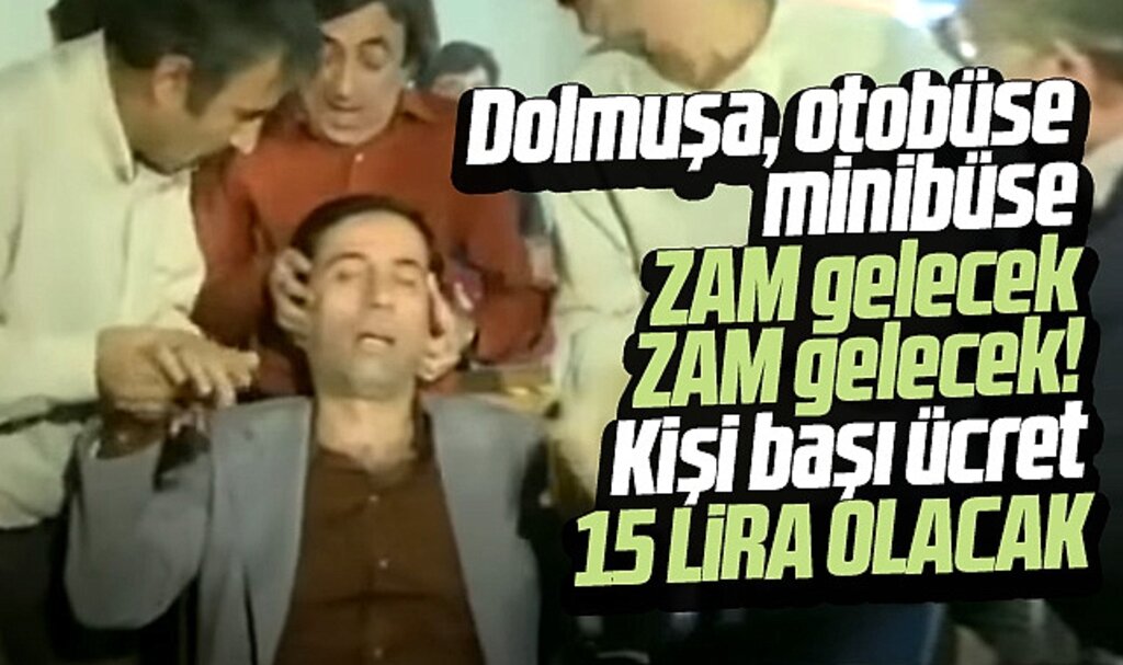 Samsun'da dolmuşa, minibüse, otobüse zam geliyor! 15 lira olacak!