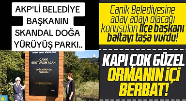 Samsun'da İYİ Parti Canik İlçe Başkanı orman eleştirisinde baltayı taşa vurdu!