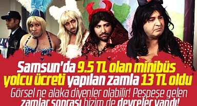 Samsun'da UKOME kararı ile ilçe minibüslerine zam yapıldı! Kişi başı ücret 13 TL oldu