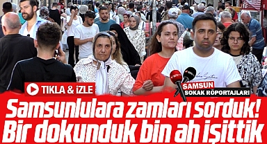 Samsun Kent TV Samsunlulara mikrofon uzattı! Vatandaş zamlardan dert yandı