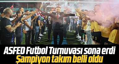 ASFED Futbol Turnuvası sona erdi şampiyon takım belli oldu