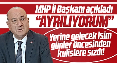 MHP Samsun İl Başkanı Kandıra görevinden ayrılacağını açıkladı! İşte yeni MHP İl Başkanı
