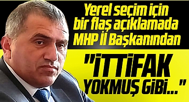 MHP Samsun İl Başkanı Mucur'dan flaş yerel seçim açıklaması! İttifak yokmuş gibi