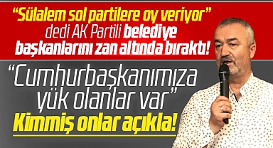 Samsun'da AK Partili belediye başkanı kendi partisinin başkanlarını zan altında bıraktı!