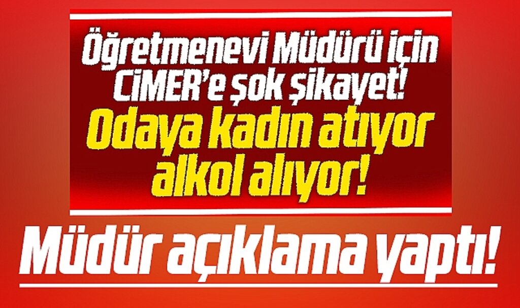Samsun'da CİMER'e şikayet edilen öğretmenevi müdürü açıklama yaptı! Alnımız ak