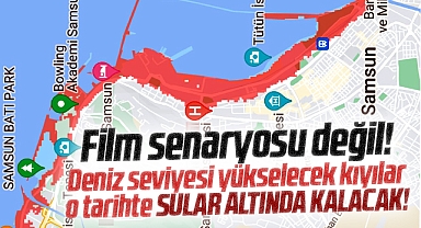 Samsun'da deniz seviyesi yükselecek, kıyılar o tarihte sular altında kalacak