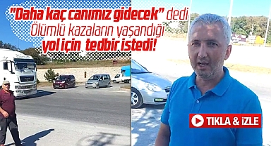 Samsun'da ölümlü kazaların olduğu Mahmutlu sapağına acil tedbir istendi