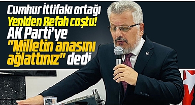 Samsun'da Yeniden Refah'tan AK Parti'ye tepki! Milletin anasını ağlatttınız