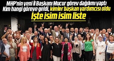 Samsun MHP İl Başkanı Mucur görev dağılım yaptı! İşte yeni İl Başkan yardımcıları