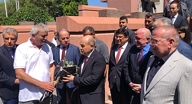 Vali Zülkif Dağlı Samsun'a veda ederek Çorum'a gitti