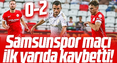 Antalyaspor-Samsunspor'u 2-0 yendi