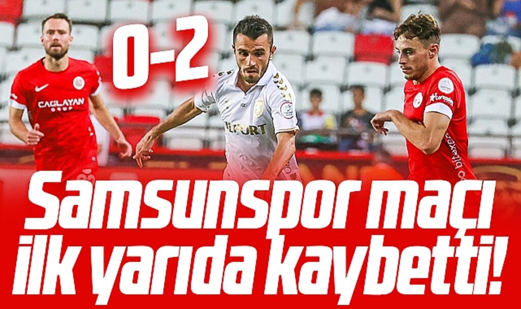 Antalyaspor-Samsunspor'u 2-0 yendi