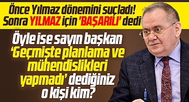 Samsun Büyükşehir Başkanı Demir önce geçmişi suçladı sonra Yılmaz'ı övdü