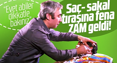 Samsun'da berberler ücretlere fena zam yaptı! Saç sakal tıraşı 220 TL oldu!