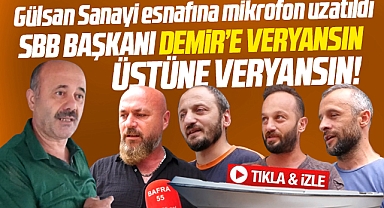 Samsun'da sel mağduru Gülsan Sanayi esnafı Mustafa Demir'e veryansın etti