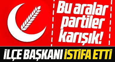 Samsun'da Yeniden Refah Partisi Bafra İlçe Başkanı Bilal Arslan istifa etti