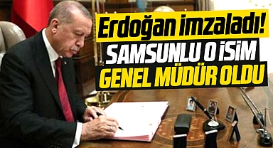Samsunlu Arslan Narin Cumhurbaşkanı ataması ile Genel Müdür oldu