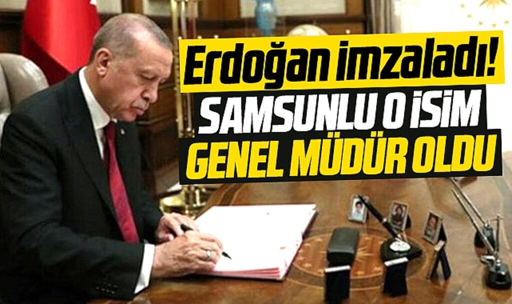 Samsunlu Arslan Narin Cumhurbaşkanı ataması ile Genel Müdür oldu