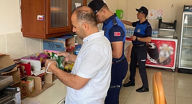 Terme Belediyesi Zabıta ekipleri okulların kantinlerini denetledi
