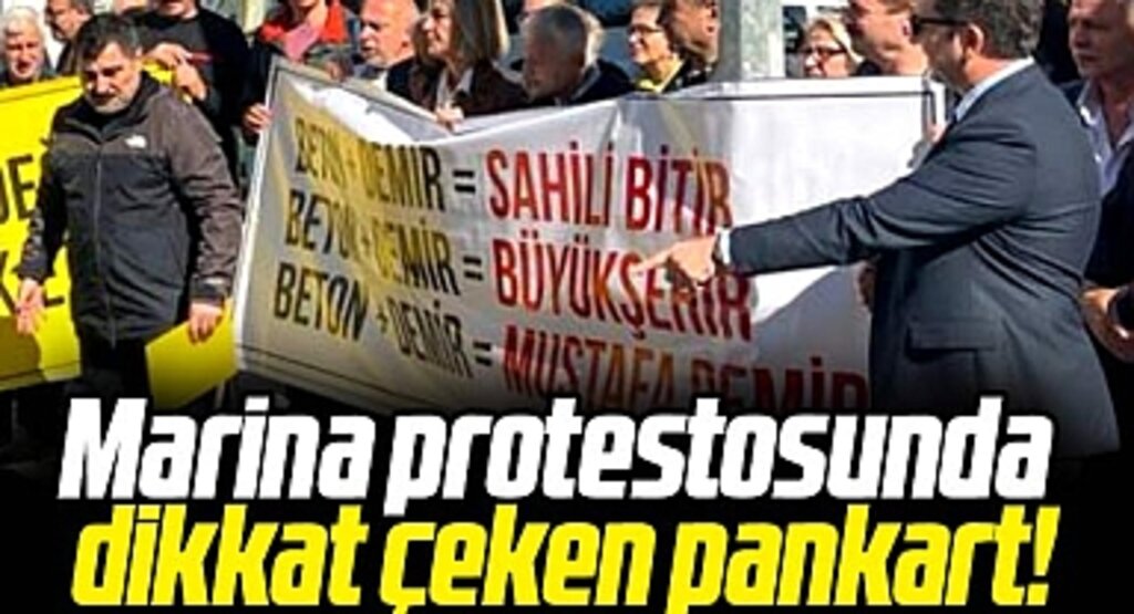 Samsun Büyükşehir Belediyesi binası önünde marina protestosu