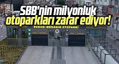 Samsun Büyükşehir Belediyesi'nin milyonluk otoparkları zarar ediyor